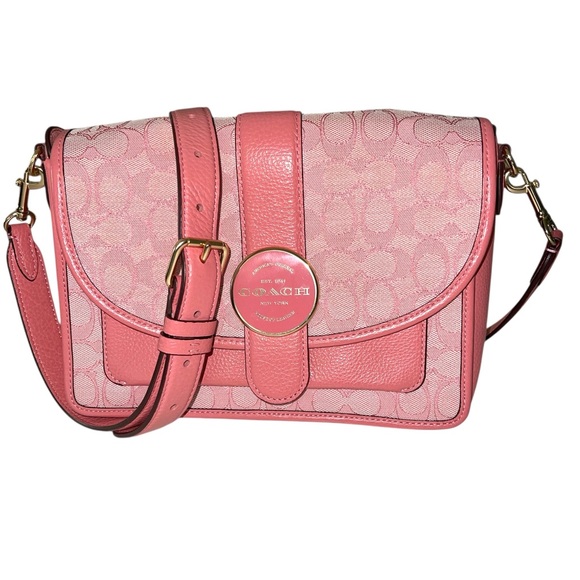 COACH SIGNATURE MONOGRAM CROSSBODY BAG - Picture 4 of 6